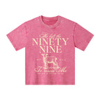 He Left The 99 To Resuce Me Kid Washed T-Shirt