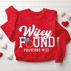He Who Finds A Wife Finds A Good Thing Christian Couple Sweatshirt