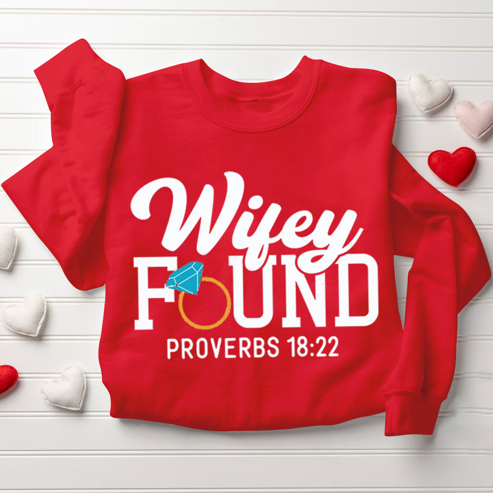 He Who Finds A Wife Finds A Good Thing Christian Couple Sweatshirt