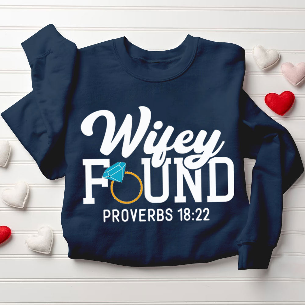 He Who Finds A Wife Finds A Good Thing Christian Couple Sweatshirt
