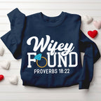 He Who Finds A Wife Finds A Good Thing Christian Couple Sweatshirt