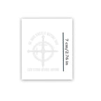 He Who Kneels Before God Can Stand Before Anyone 12pcs Christian Temporary Tattoos
