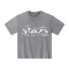 He's Coming Back Christian Kid Washed T-Shirt