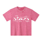 He's Coming Back Christian Kid Washed T-Shirt