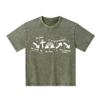 He's Coming Back Christian Kid Washed T-Shirt
