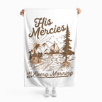 His Mercies Are New Every Morning Christian Blanket