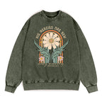 His Mercies Are New Every Morning Christian Washed Sweatshirt