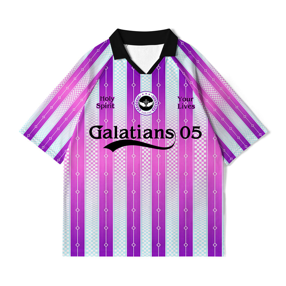 Holy Spirit And Your Lives Christian Collar Jersey
