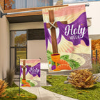 Holy Week Easter Cross Christian Flag