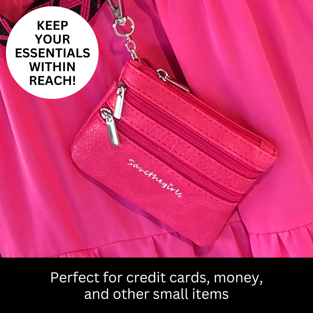 Clip & Go Strap with Pouch Chevron/Diamond Collection