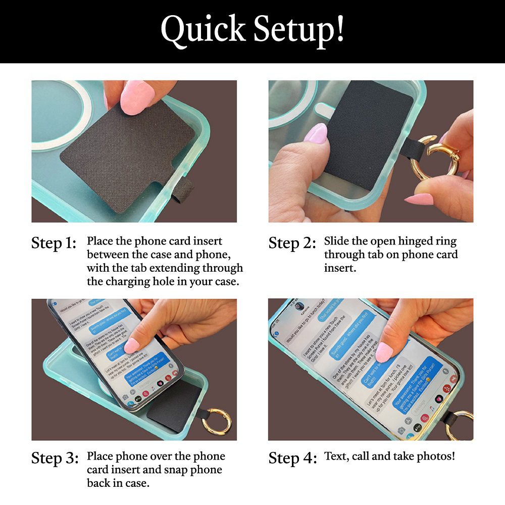 Clip & Go Strap with Pouch - Reflective Collection