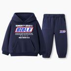 Hungry? Grab A Bible Christian Kid Fleece Hoodie Set