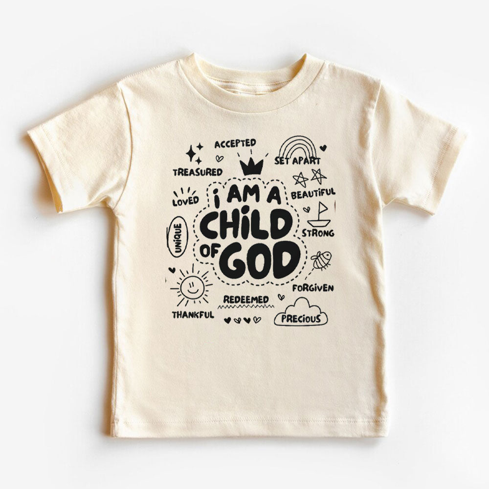 I Am A Child Of God Christian Kids T-Shirt