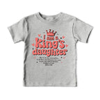 I Am King's Daugher Christian Kid T-Shirt