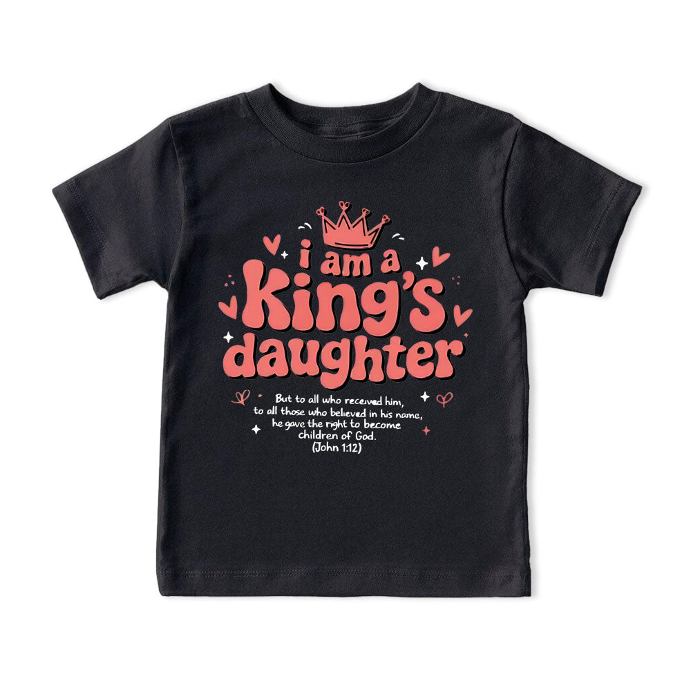 I Am King's Daugher Christian Kid T-Shirt