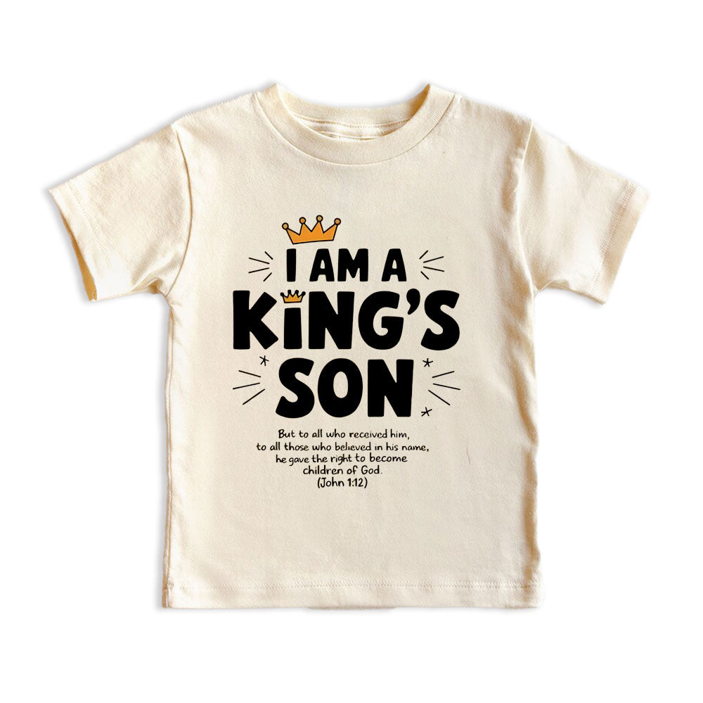I Am King's Son Christian Kid T-Shirt