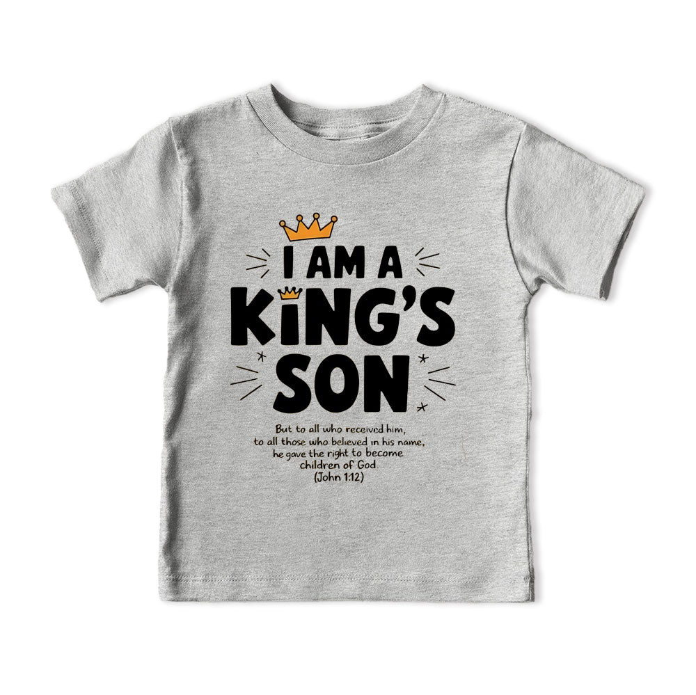 I Am King's Son Christian Kid T-Shirt