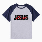 I Am The Alpha And Omega Christian Raglan Sleeve T-Shirt