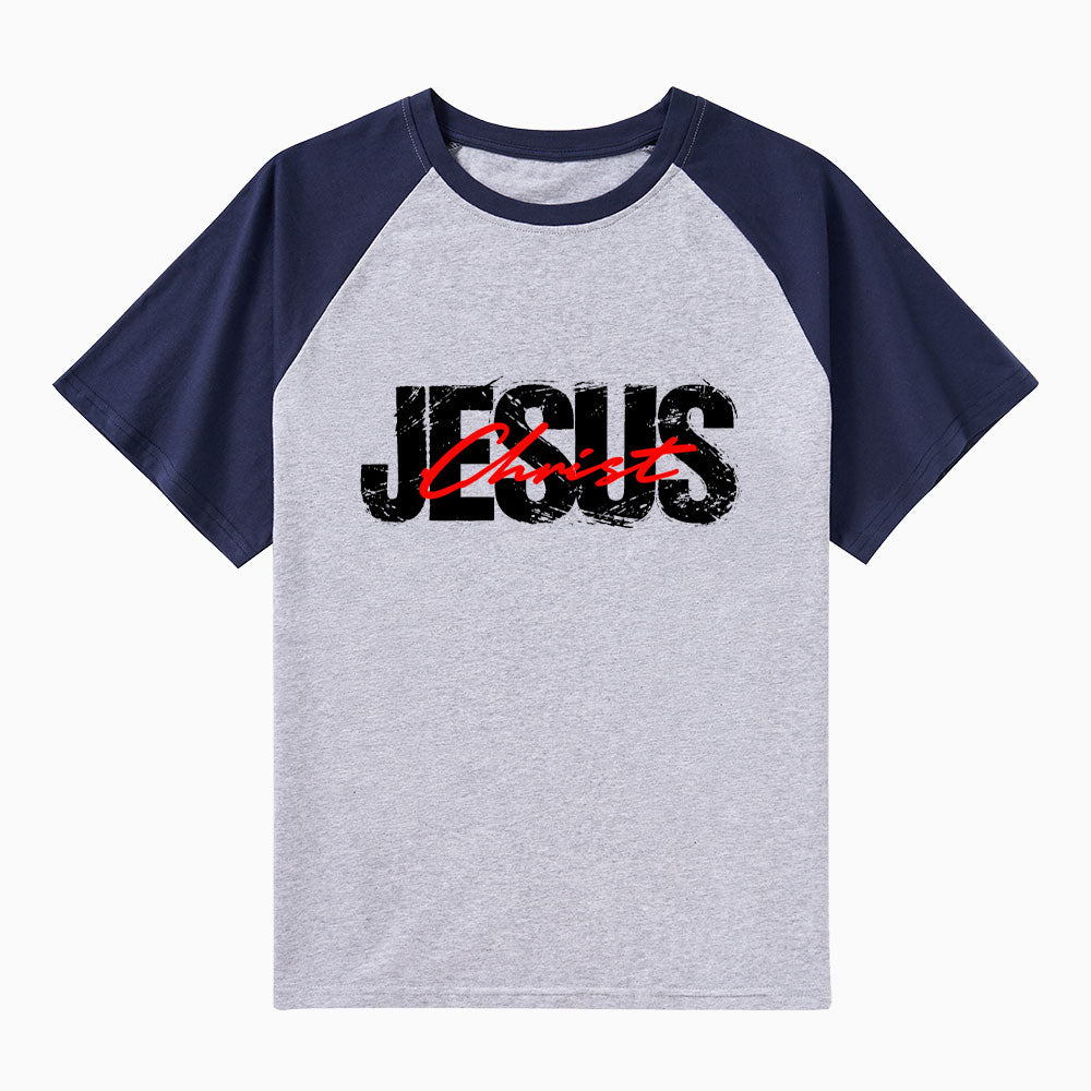I Am The Alpha And Omega Christian Raglan Sleeve T-Shirt