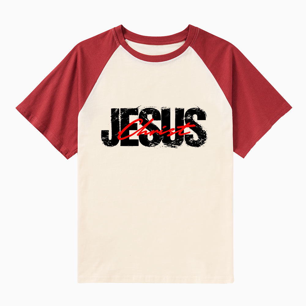 I Am The Alpha And Omega Christian Raglan Sleeve T-Shirt