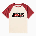 I Am The Alpha And Omega Christian Raglan Sleeve T-Shirt