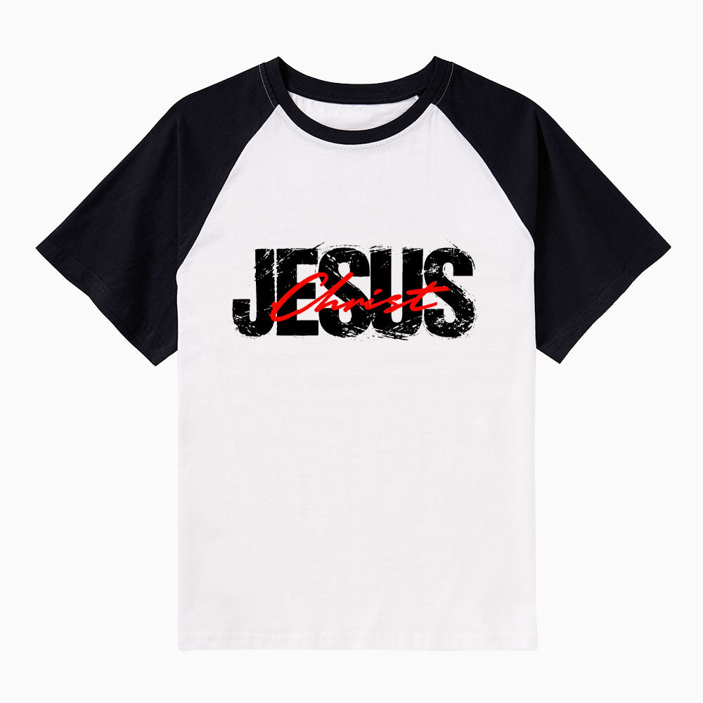 I Am The Alpha And Omega Christian Raglan Sleeve T-Shirt