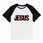 I Am The Alpha And Omega Christian Raglan Sleeve T-Shirt
