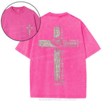 I Can Do All Things Through Christ Christian Washed T-Shirt