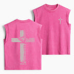 I Can Do All Things Through Christ Christian Women's Washed Tank Top