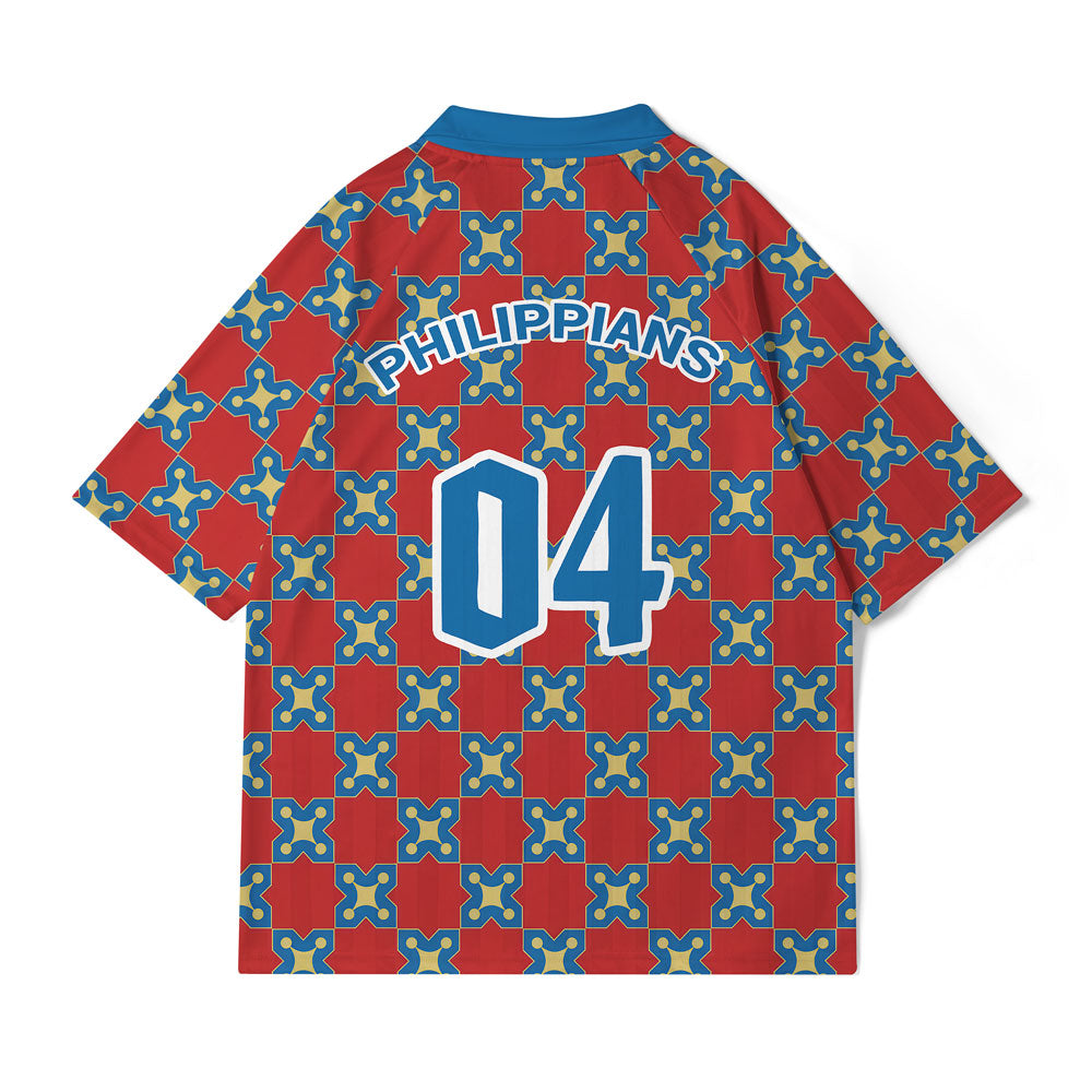 I Can Do All Things Thtough Christ Christian Collar Jersey