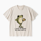 I Could Be Meaner But Jesus Said No Christian Washed V-Neck T-Shirt