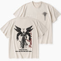 I Fear No Evil Christian Washed V-Neck T-Shirt
