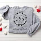 Personalized I Have Found The One Whom My Soul Loves Christian Couple Sweatshirt
