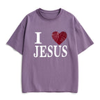 I Love Jesus Christian Heavy Cotton T-Shirt