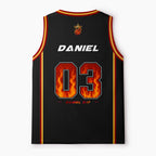 I Will Be With You In The Fire Christian Mesh Jersey Tank Top