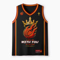 I Will Be With You In The Fire Christian Mesh Jersey Tank Top