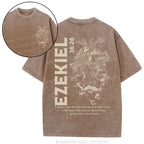 I Will Give You A New Heart And Put A New Spirit Christian Washed T-Shirt