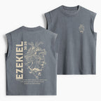 I Will Give You A New Heart And Put A New Spirit Christian Women's Washed Tank Top