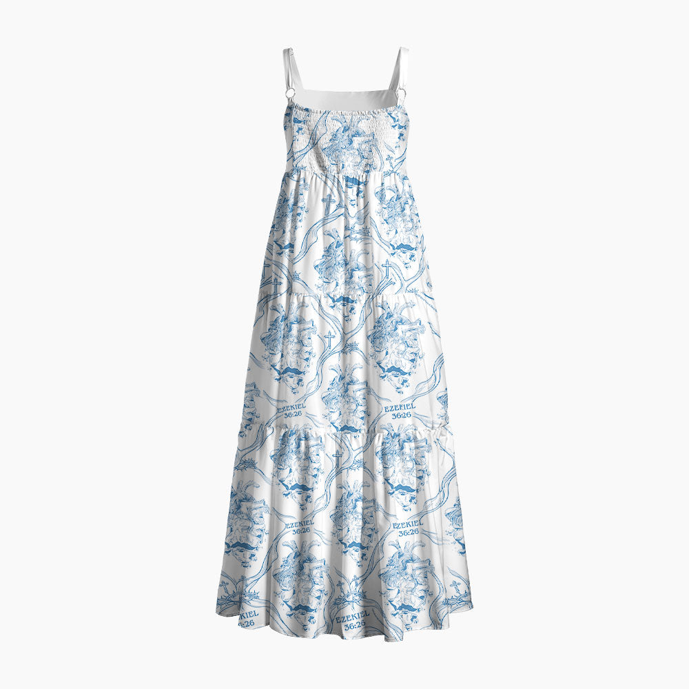 I Will Give You A New Heart Christian Maxi Dress
