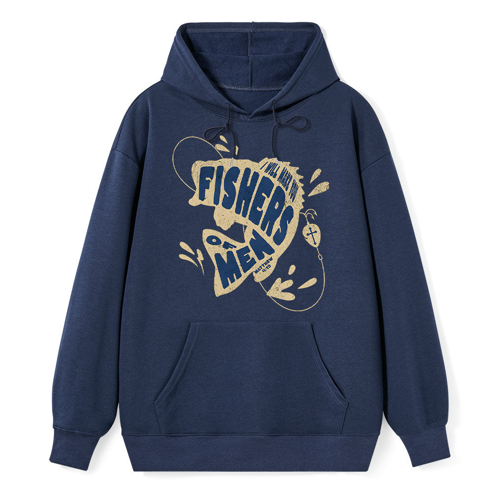 I Will Make You Fishers Of Men Matthew 4:19 Christian Hoodie
