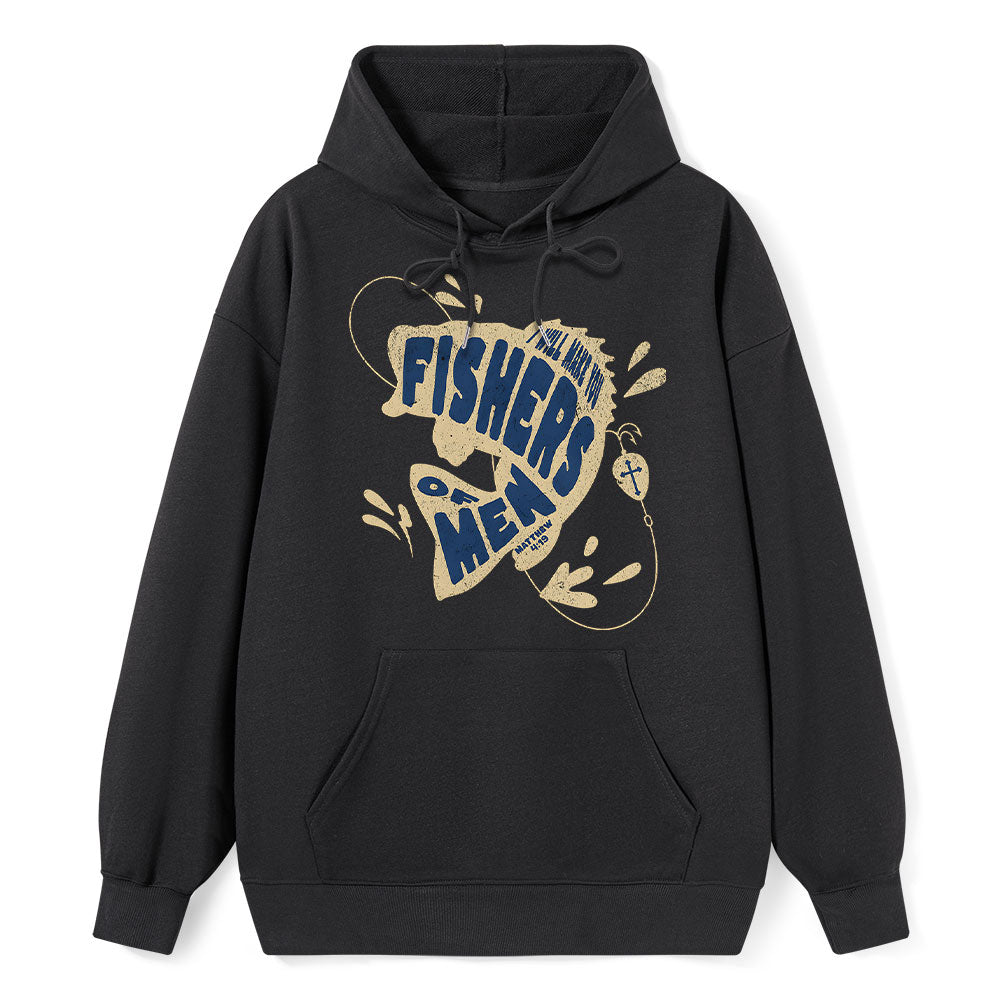 I Will Make You Fishers Of Men Matthew 4:19 Christian Hoodie