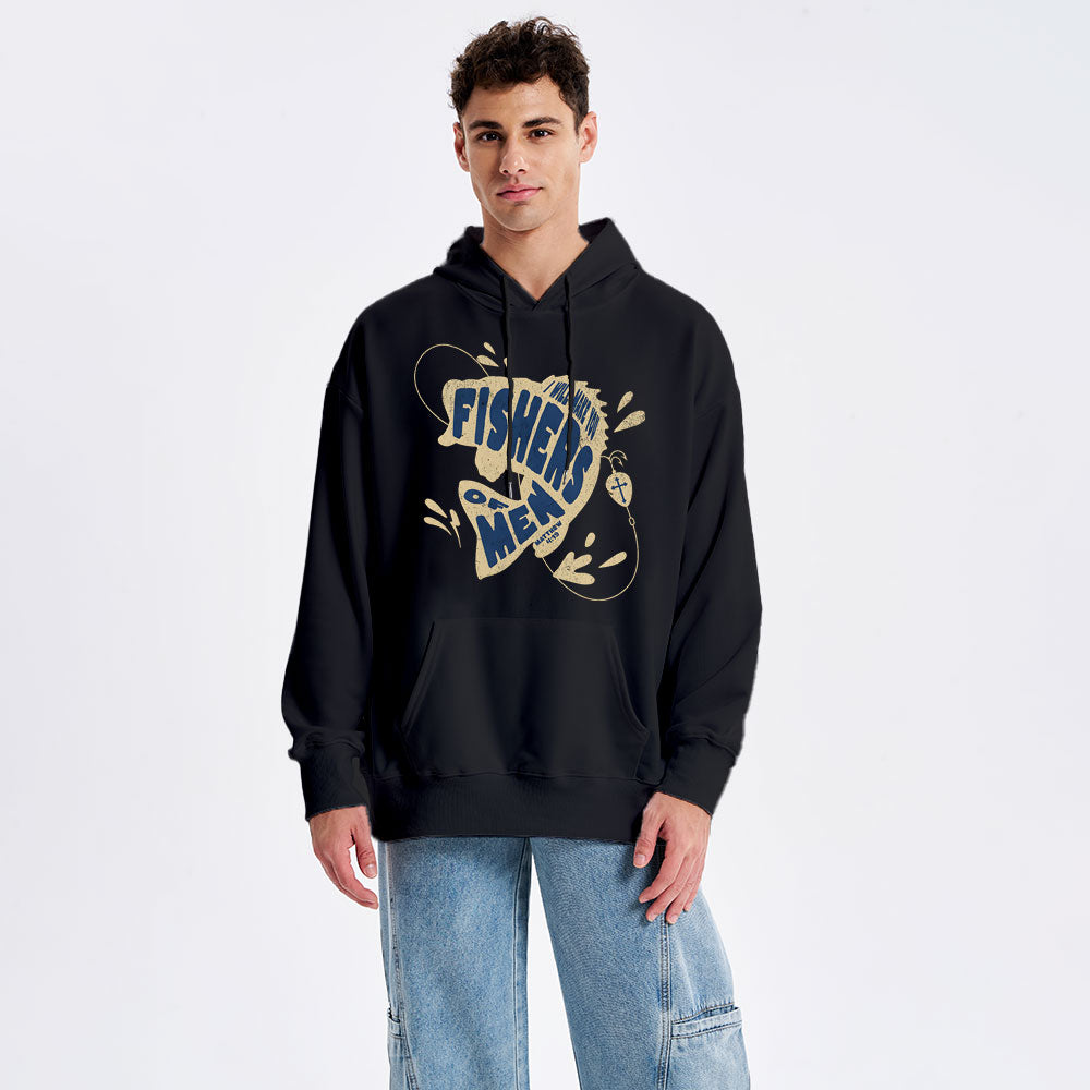 I Will Make You Fishers Of Men Matthew 4:19 Christian Hoodie