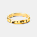 I Will Wait Christian 925 Sterling Silver Ring