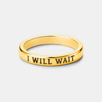 I Will Wait Christian 925 Sterling Silver Ring