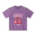 I'm Not Perfect But Grace Looks Cute On Me Kid Washed T-Shirt