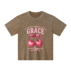 I'm Not Perfect But Grace Looks Cute On Me Kid Washed T-Shirt