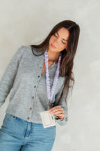 Lavender Dreams Satin Lanyard