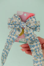 Forget Me Not Bow Barrette