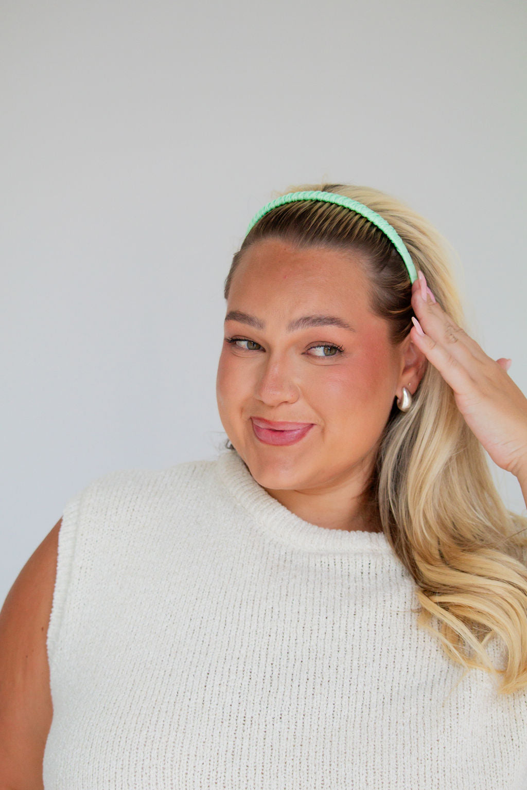 Satin Wrapped Mini Tooth Hard Headband