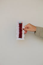 Crimson Scrunchie Watch Band